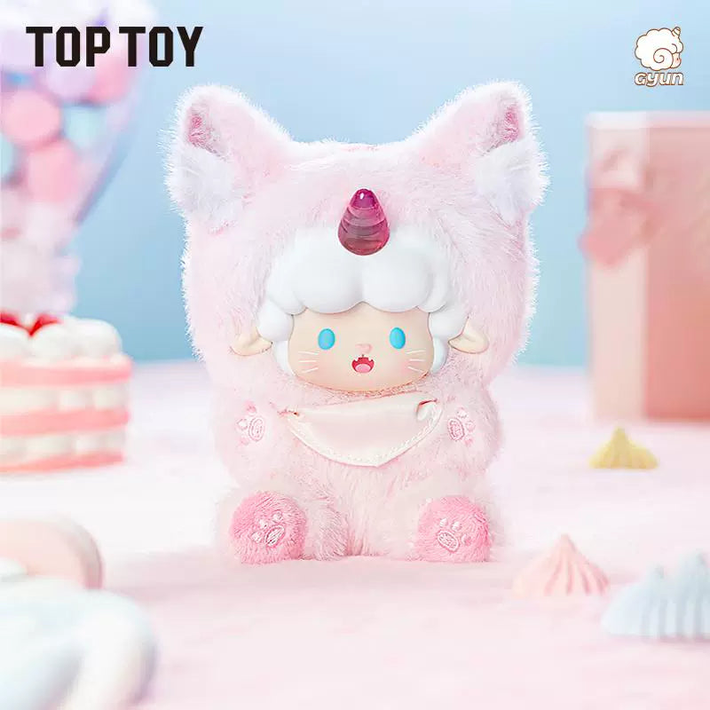 TOPTOY Juanjuan Sheep × Meow’s Candy House Series Soft Vinyl & Plush Blind Box Mascot Toy