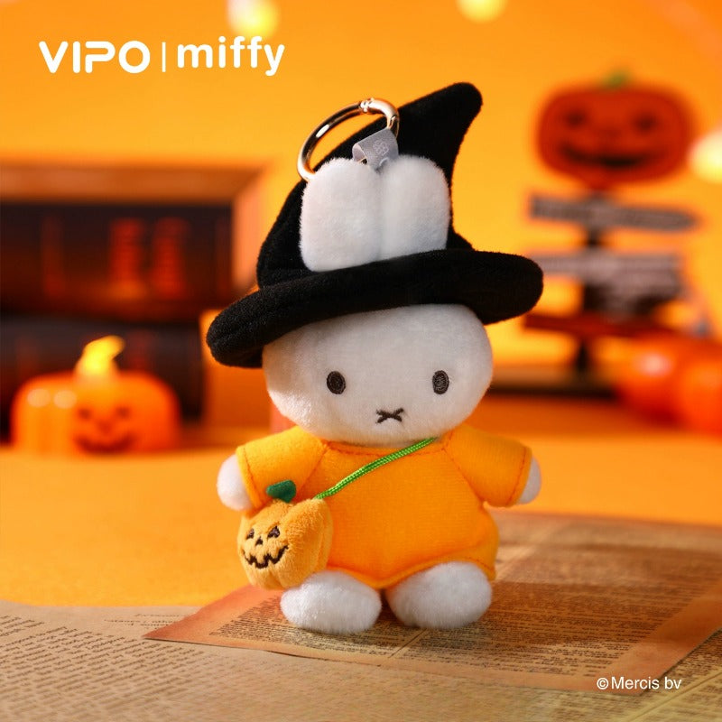 VIPOx Miffy Plush Doll Keychain – Dress-Up Series Blind Box Toy, Halloween Gift