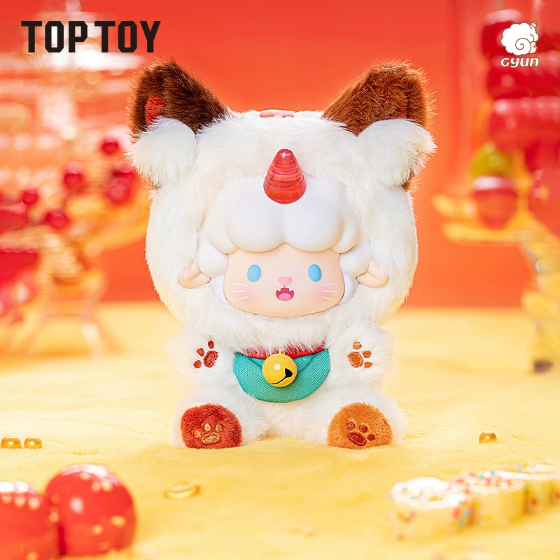 TOPTOY Juanjuan Sheep × Meow’s Candy House Series Soft Vinyl & Plush Blind Box Mascot Toy
