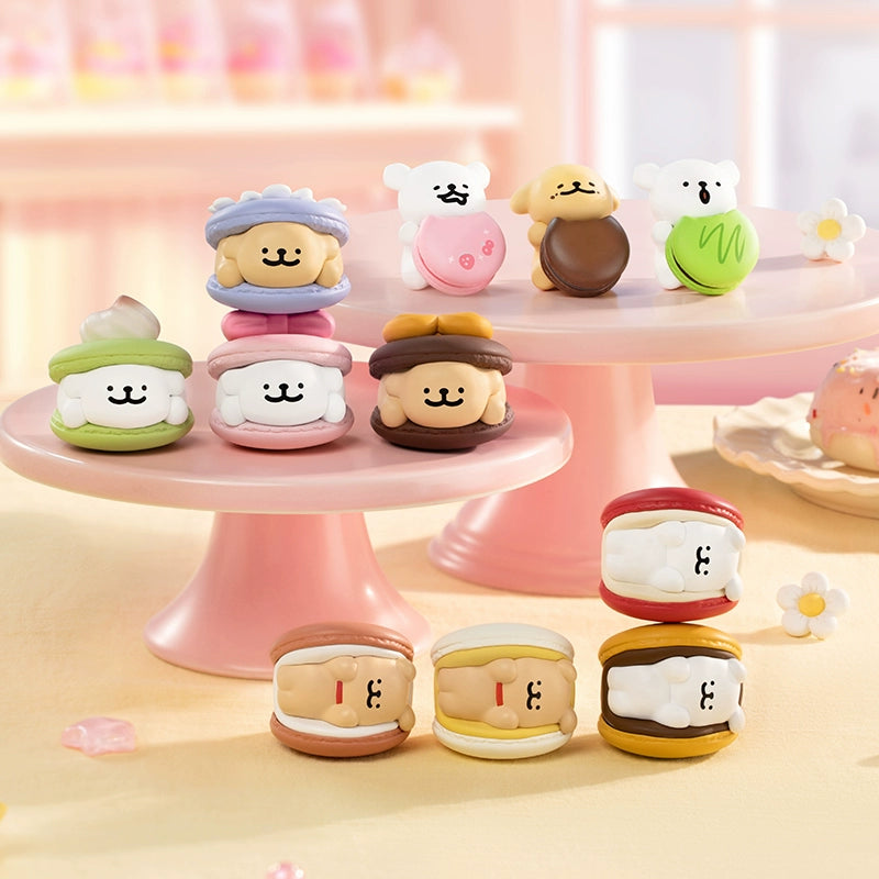 MINISO Liner Dog – Sweet Dessert House Series Mini Blind Box (Set of 3 per Box)