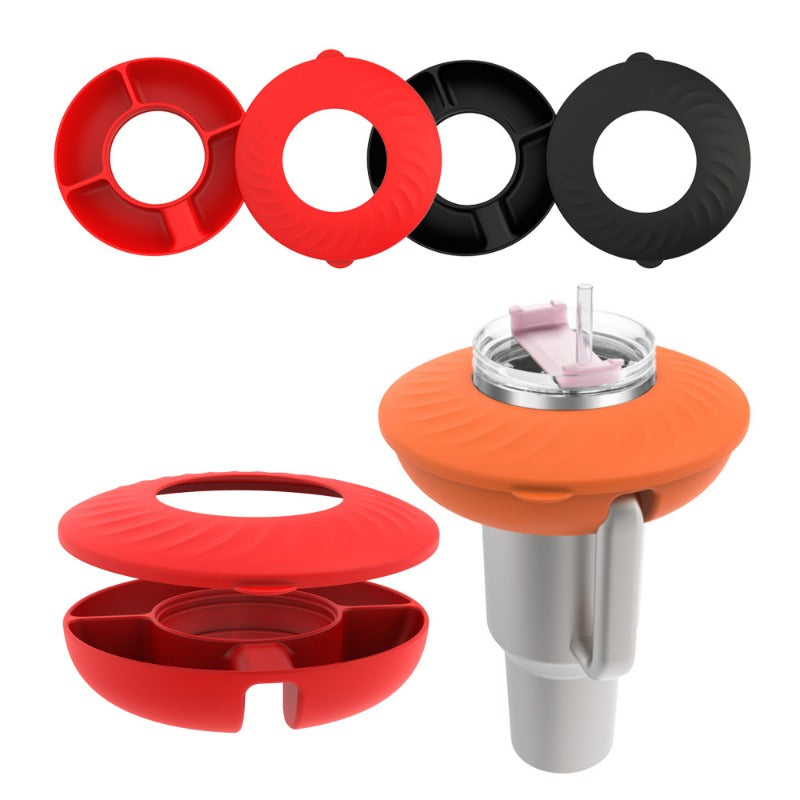 Silicone Snack Tray for 40Oz Stanley Cup Snack Bowl Snack Containers