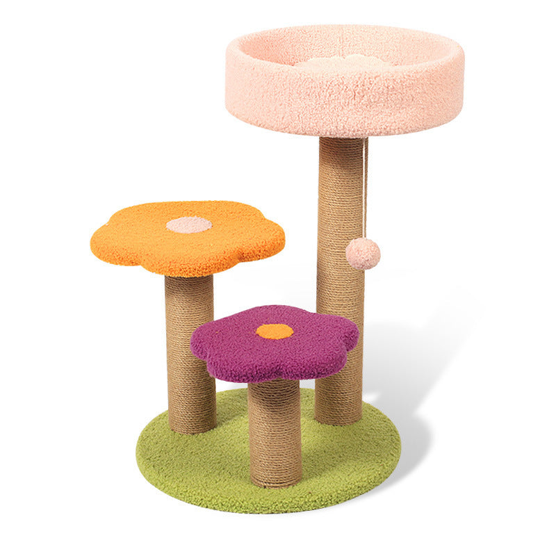 Cat Flowers themed Cat Climbing Frame2
