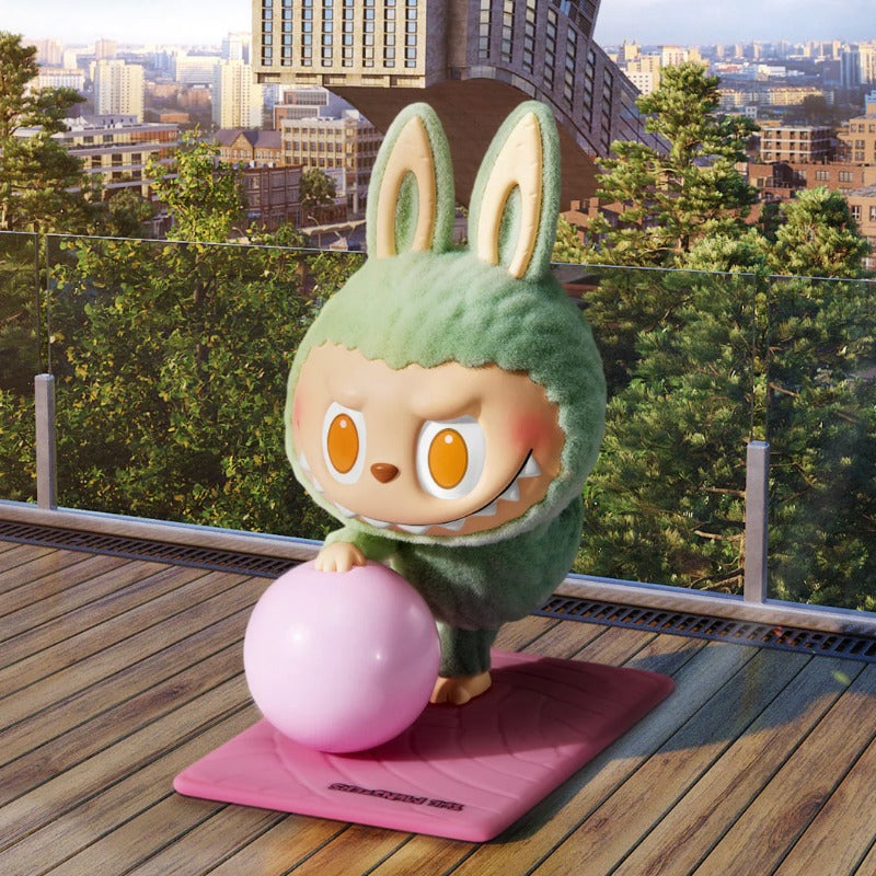 POP MART The Monsters Labubu Lazy Yoga Series Blind Box