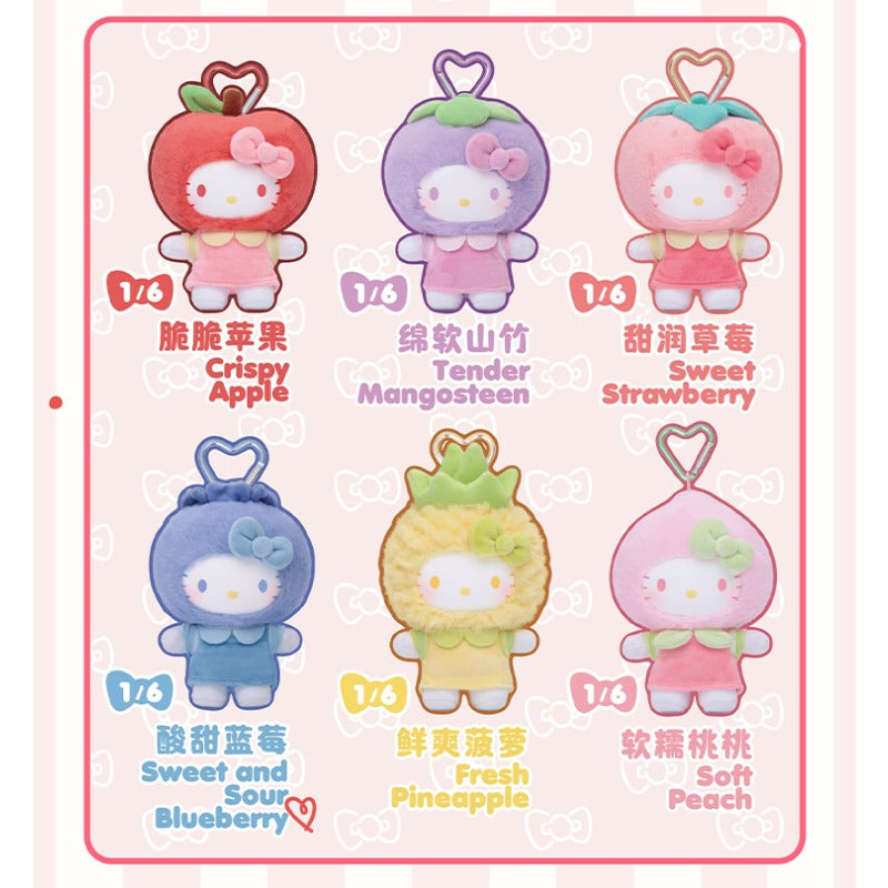 TOPTOY Hello Kitty – Fruity Wonderland Series Soft Vinyl & Plush Blind Box