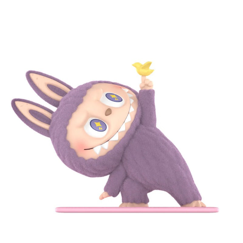 POP MART The Monsters Labubu Lazy Yoga Series Blind Box