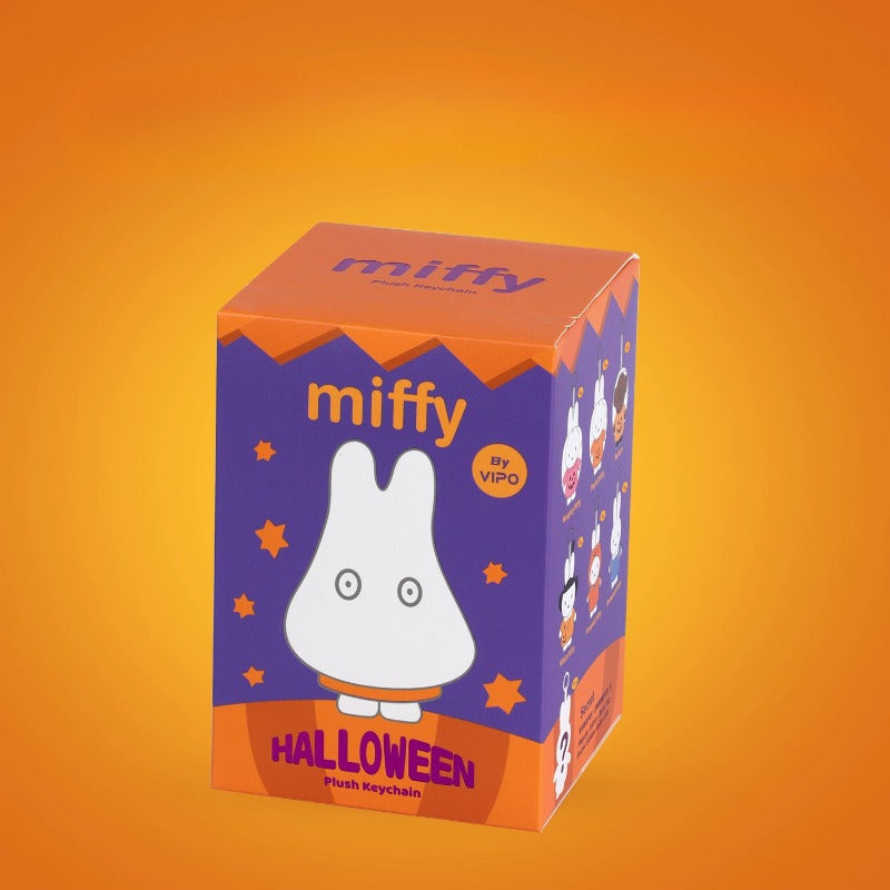 VIPOx Miffy Plush Doll Keychain – Dress-Up Series Blind Box Toy, Halloween Gift