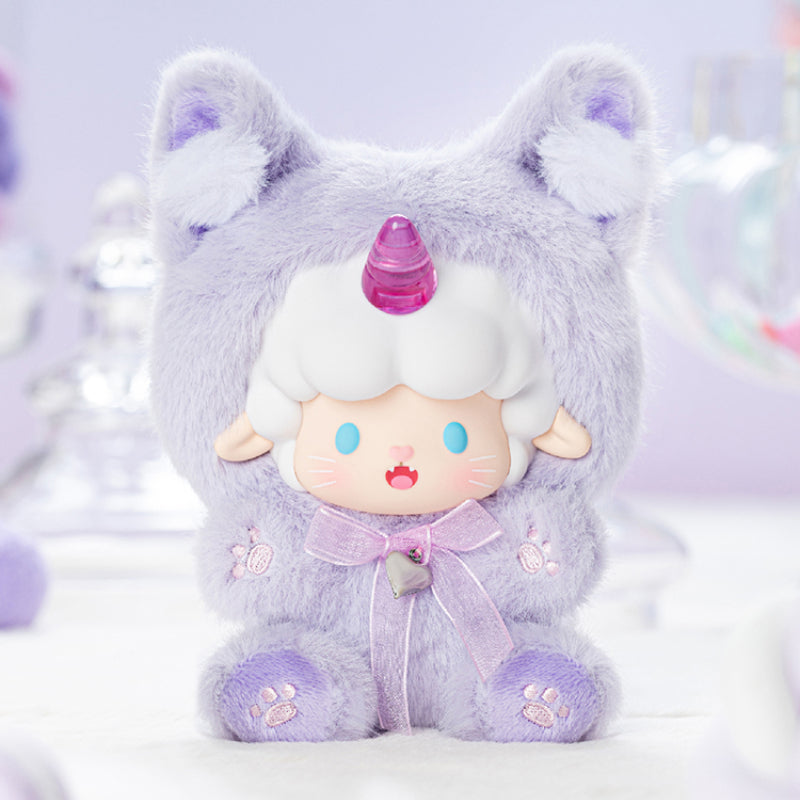 TOPTOY Juanjuan Sheep × Meow’s Candy House Series Soft Vinyl & Plush Blind Box Mascot Toy