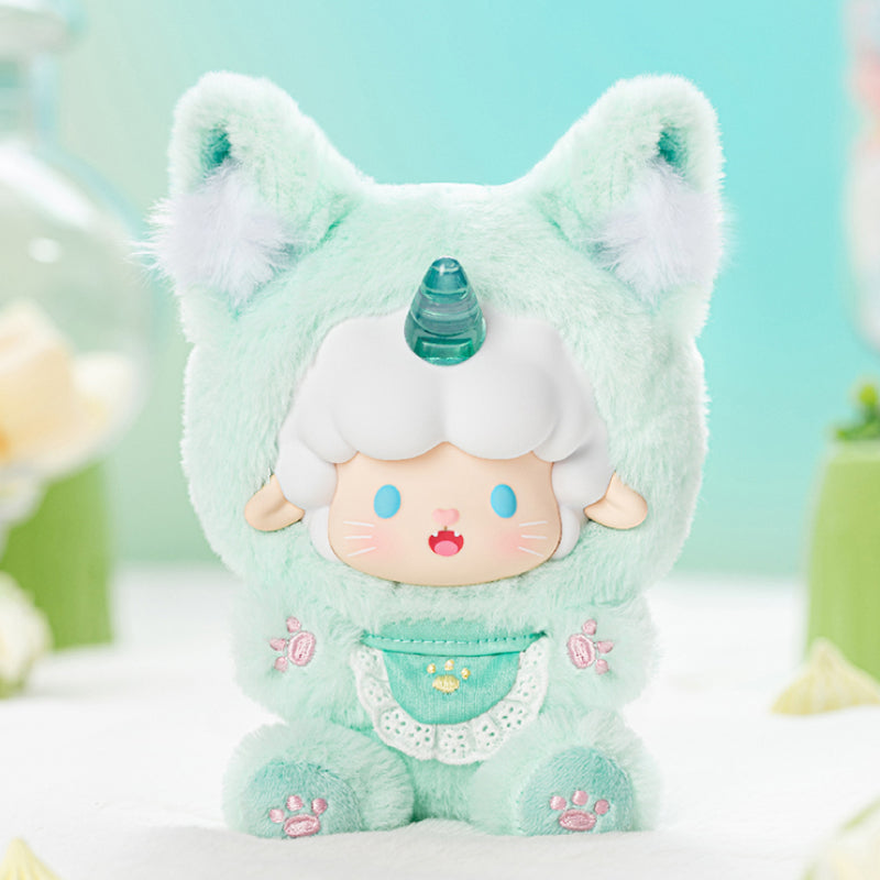 TOPTOY Juanjuan Sheep × Meow’s Candy House Series Soft Vinyl & Plush Blind Box Mascot Toy