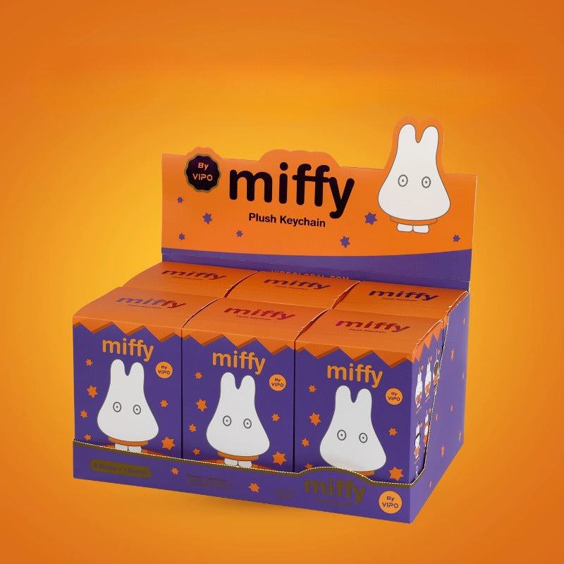 VIPOx Miffy Plush Doll Keychain – Dress-Up Series Blind Box Toy, Halloween Gift