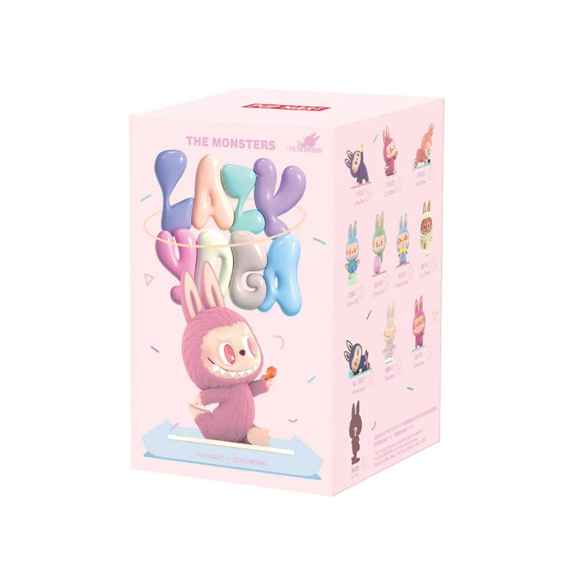 POP MART The Monsters Labubu Lazy Yoga Series Blind Box