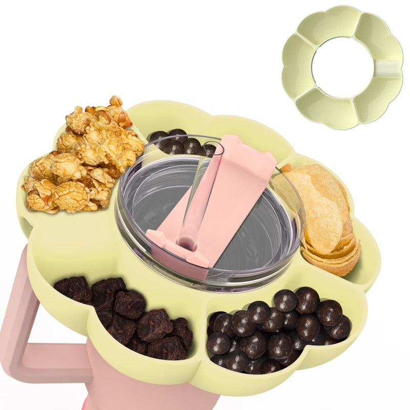 Silicone Snack Tray for 40Oz Stanley Cup Snack Bowl Snack Containers
