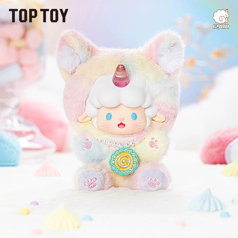 TOPTOY Juanjuan Sheep × Meow’s Candy House Series Soft Vinyl & Plush Blind Box Mascot Toy
