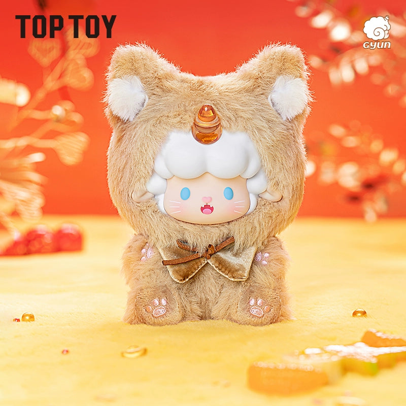 TOPTOY Juanjuan Sheep × Meow’s Candy House Series Soft Vinyl & Plush Blind Box Mascot Toy