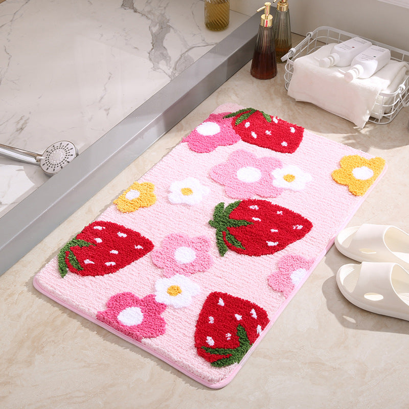 Strawberry Bathroom Mat