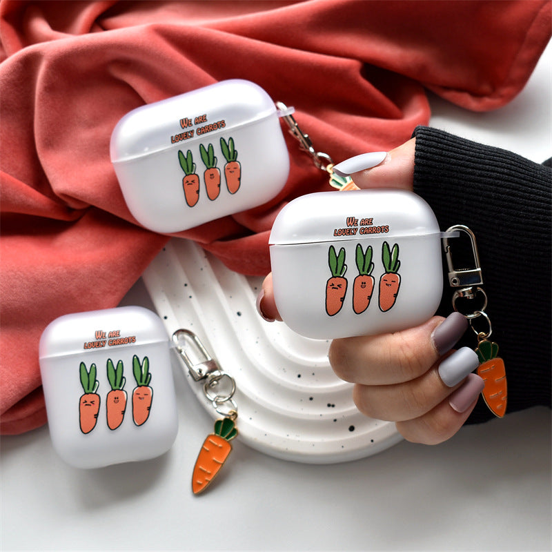 Frosted Christmas Tree design Airpod case3