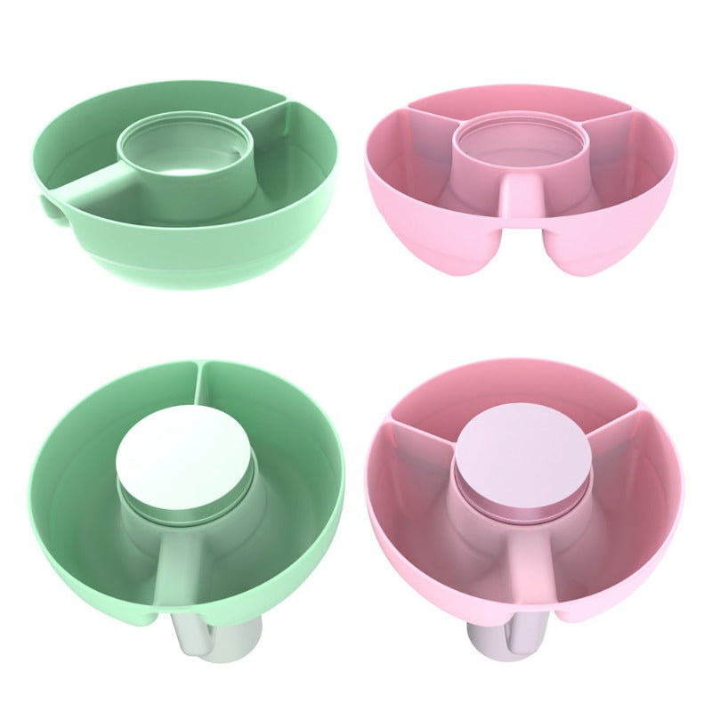 Silicone Snack Tray for 40Oz Stanley Cup Snack Bowl Snack Containers