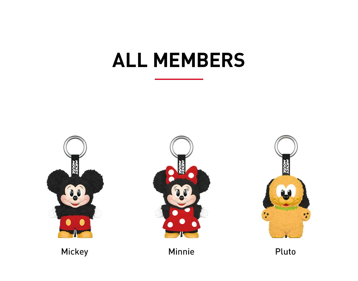 Popmart Mickey Family – Cute Together Keychain Series Figures