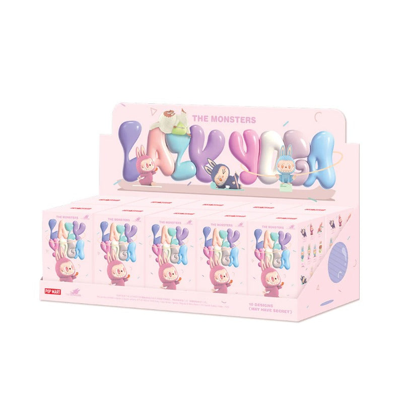 POP MART The Monsters Labubu Lazy Yoga Series Blind Box