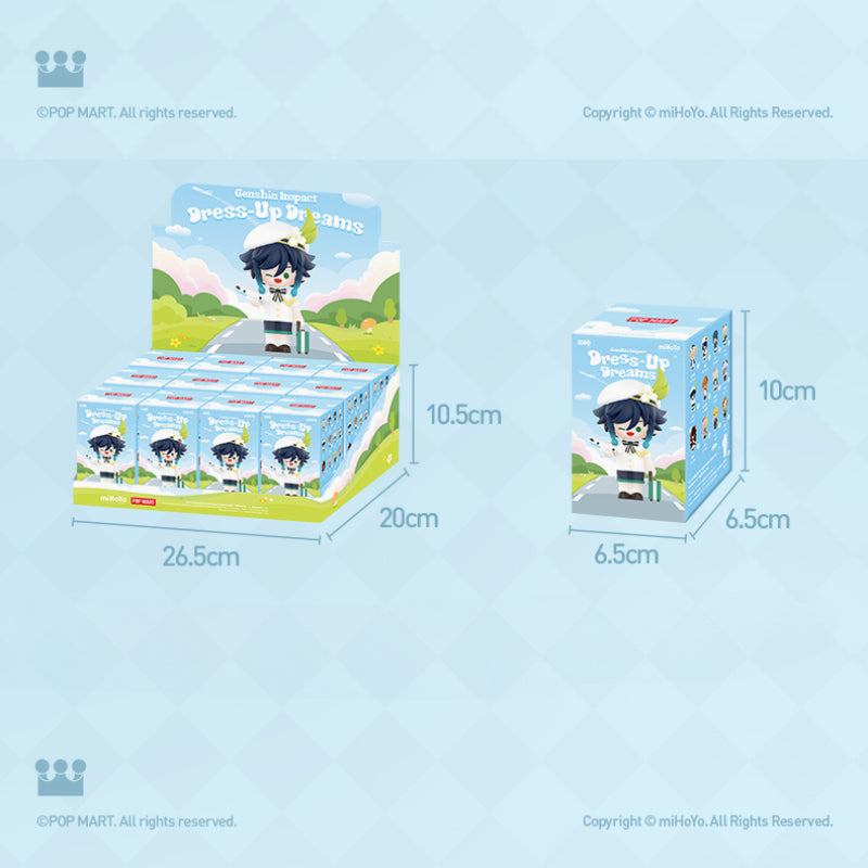 POPMART × Genshin Impact – Costume Fantasy Series Chibi Figures Blind Box