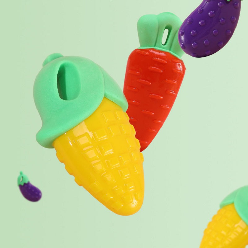 Dog toy in vegetable shape for pets1