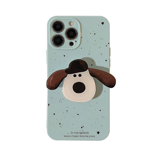 Cartoon Puppy iPhone Case with Grippy Design6