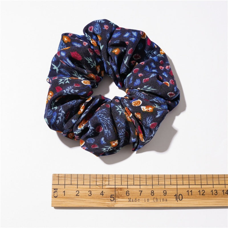 French Fresh Floral Hair Tie
