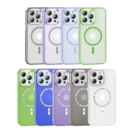 Transparent full-coverage magnetic iPhone case1