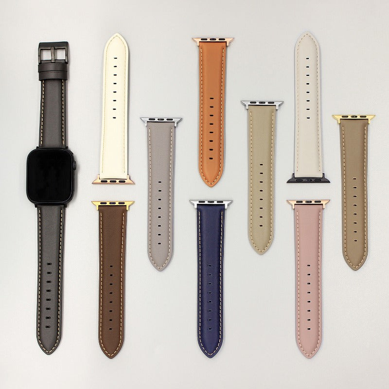 Best selling genuine leather cowhide Apple Watch strap for pets12