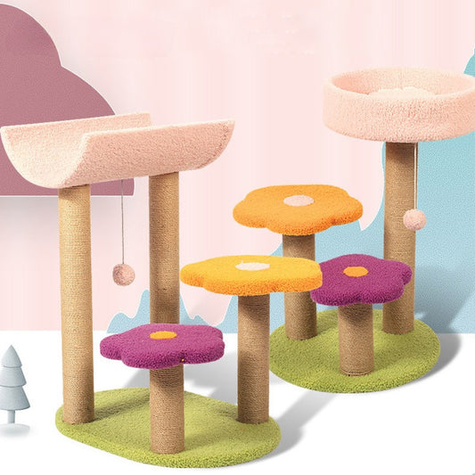Cat Flowers themed Cat Climbing Frame6