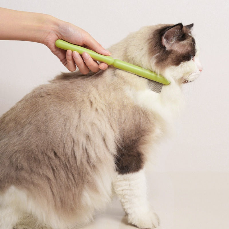 Cat Grooming Comb Dog Grooming Special Stainless Steel Fine Teeth To Remove Loose Hair