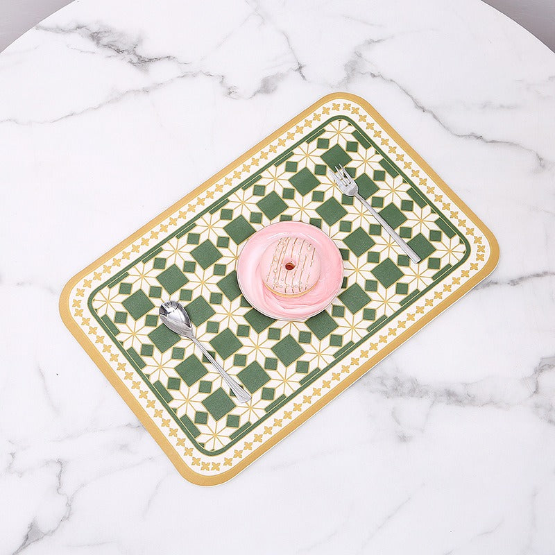 Nordic Pastoral Print Waterproof Placemat