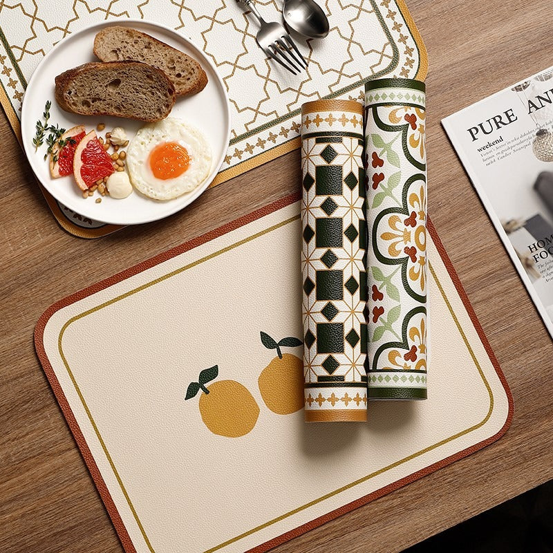 Nordic Pastoral Print Waterproof Placemat