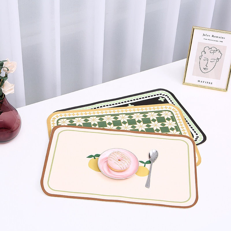 Nordic Pastoral Print Waterproof Placemat