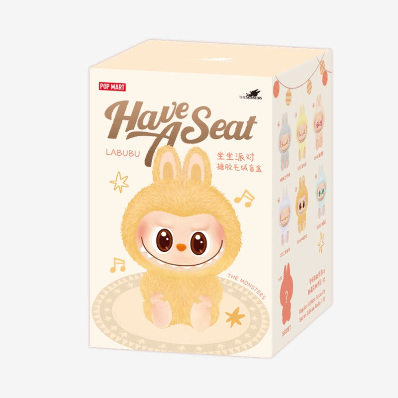 POP MART LABUBU THE MONSTERS – Have a Seat Series Vinyl Plush Blind Box