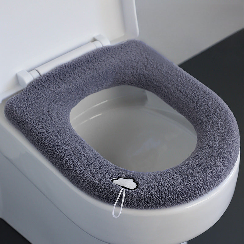 Winter Thickened Plush Toilet Seat Covers