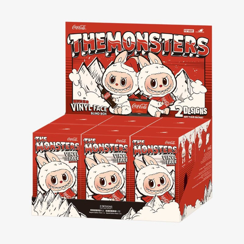 POP MART THE MONSTERS COCA-COLA Series Labubu Vinyl Face Plush Pendant Blind Box