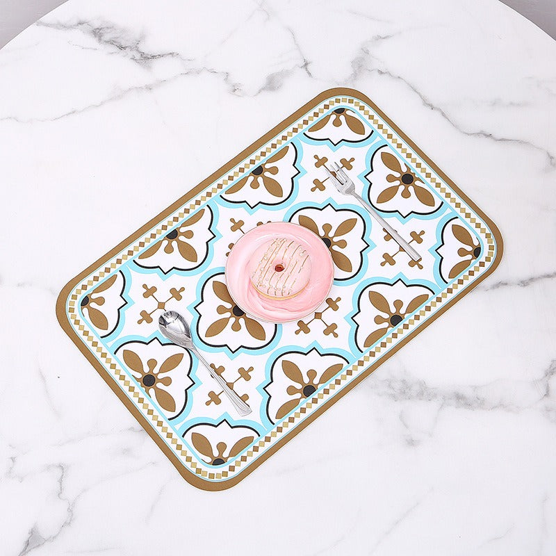 Nordic Pastoral Print Waterproof Placemat