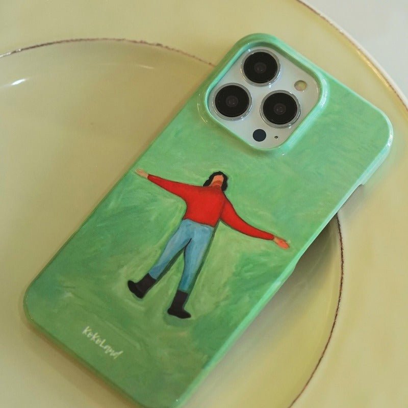 Pretend To Be in Spring themed iPhone case2