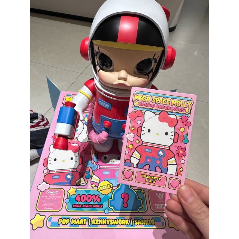 POPMART MEGA SPACE MOLLY 400% - Sanrio Family Series Blind Box Figure