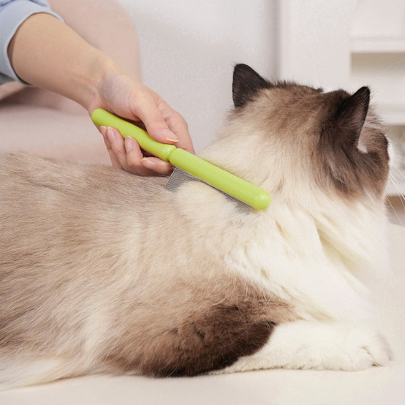 Cat Grooming Comb Dog Grooming Special Stainless Steel Fine Teeth To Remove Loose Hair