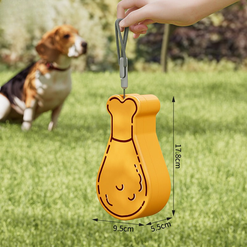 Chicken Leg Shaped Dog Water Cup for Outdoor Use Pet Portable Water Bottle Outdoor Water Feeder Cat and Dog Walking Water Cup Pet Tumbler
