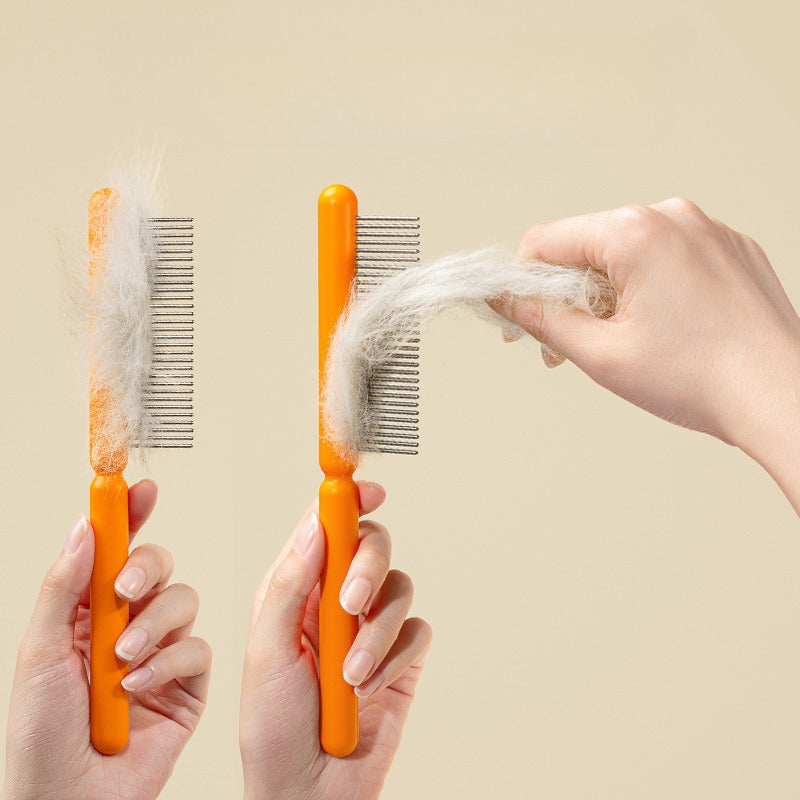 Cat Grooming Comb Dog Grooming Special Stainless Steel Fine Teeth To Remove Loose Hair