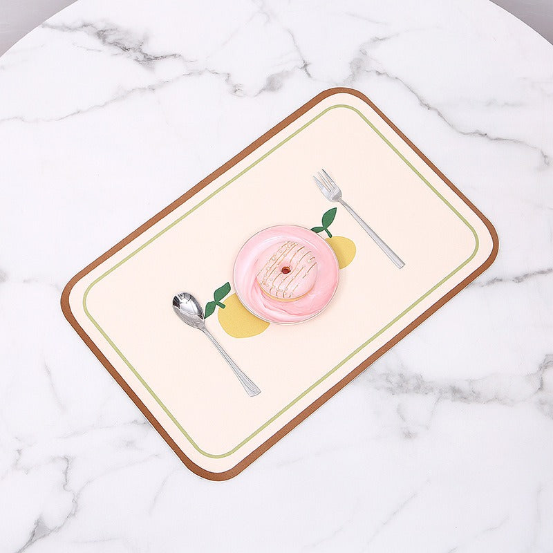Nordic Pastoral Print Waterproof Placemat