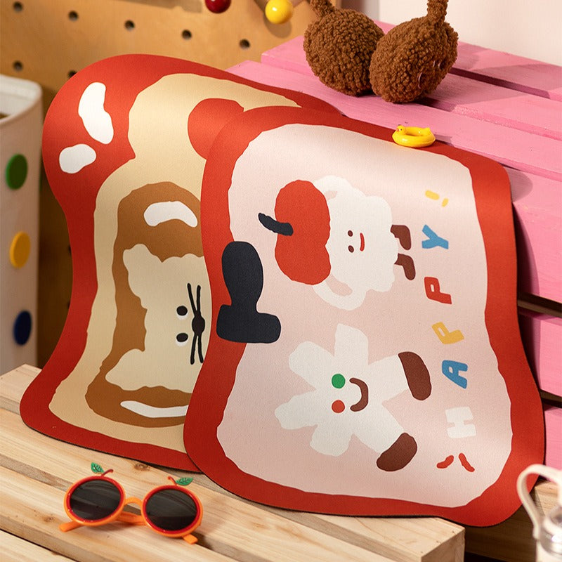 Kitchen Countertop Draining Mat Diatom Mud Absorbent Placemat Tableware Drying and No-wash Mat
