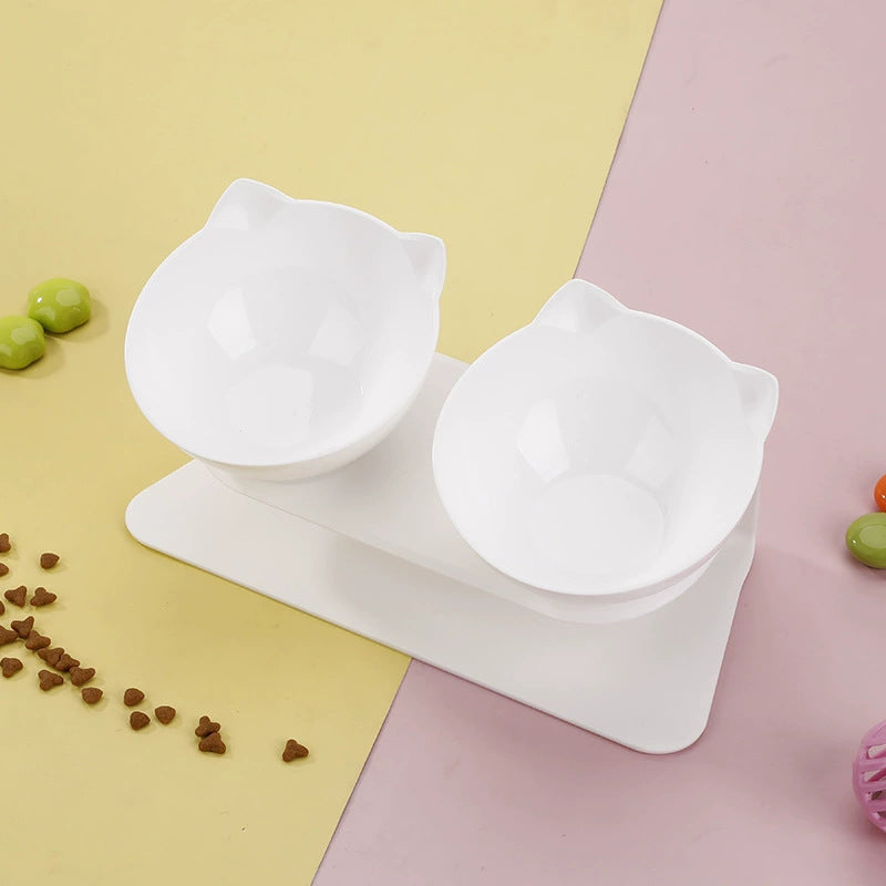 Cat Face Shape Pet Feeder for cats9