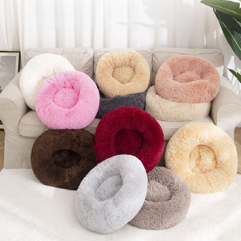 Long Plush Cat Bed for comfort and relaxation10