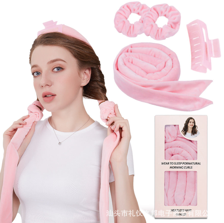 Lazy Heatless Curling Iron Sleep Curler