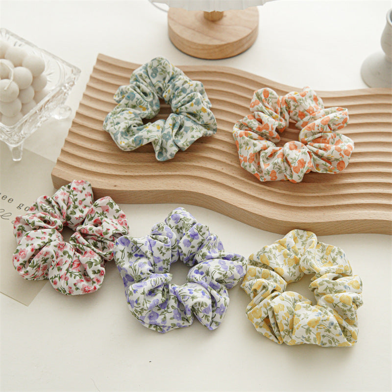 Floral Chiffon Large Hair Tie