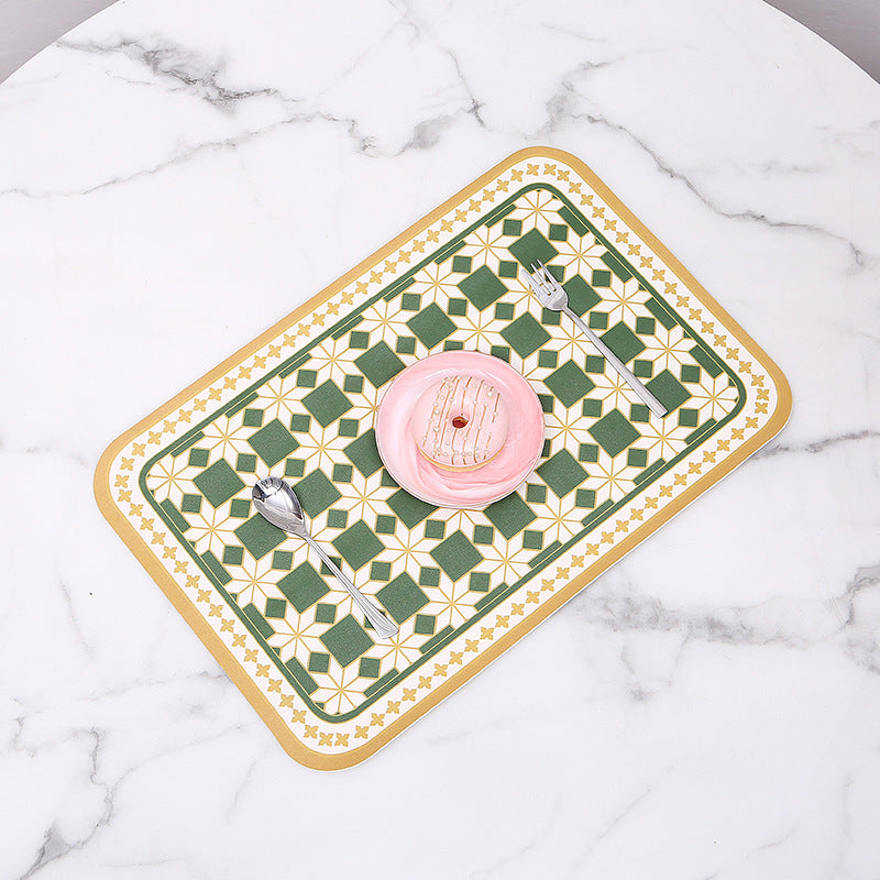 Nordic Pastoral Print Waterproof Placemat