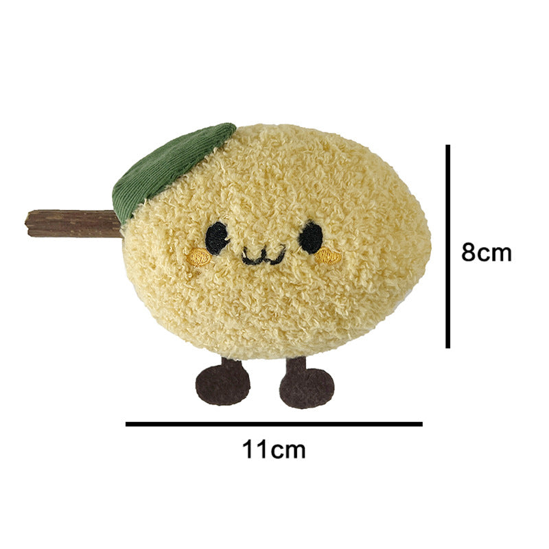 Cute Lemon-shaped Cat Toy Cat Chewing Stick Cat Toy Catnip Pet Toy for Cats